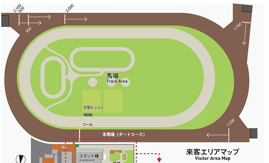 名古屋競馬場全体図