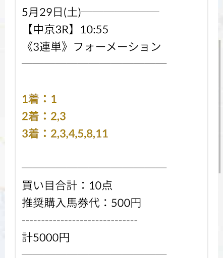 中京競馬場3レースを検証