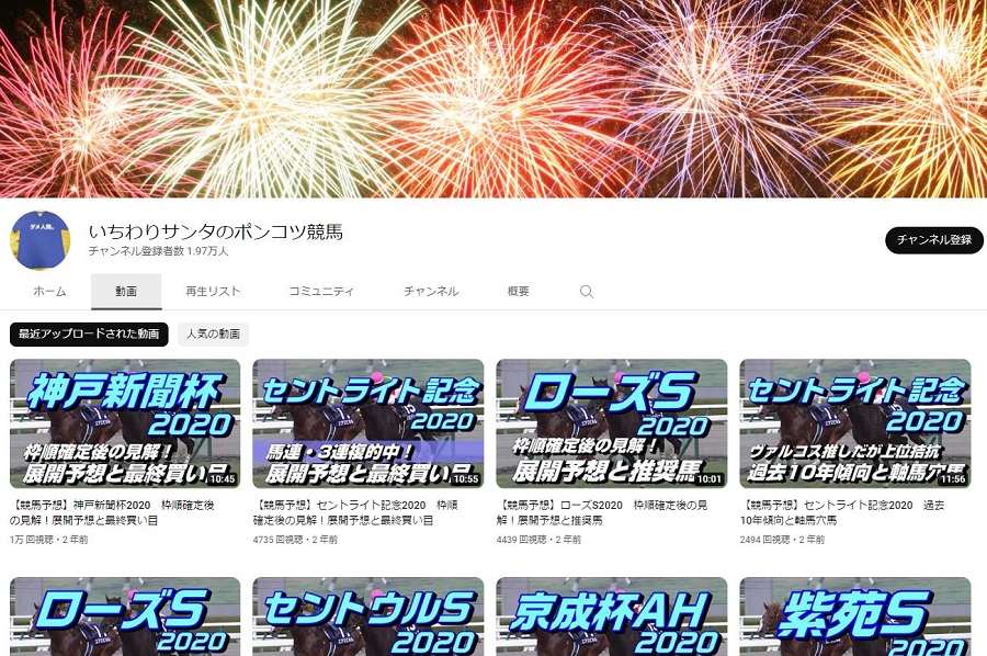 競馬系Youtuber「いちわりサンタ」とは？